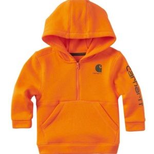 Carhartt Toddler 2T Boys 1/4 zip Hoodie